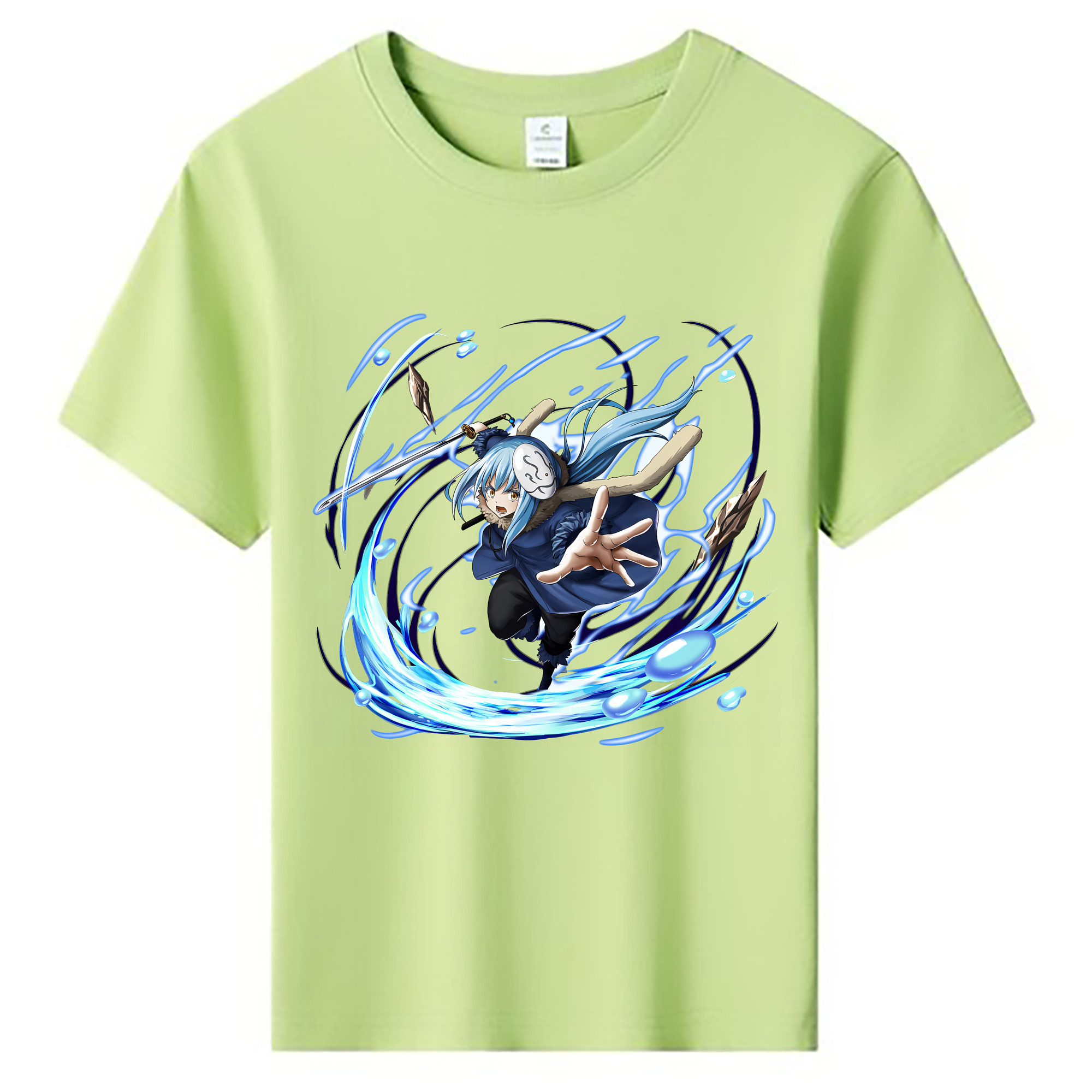 （画像用） 転スラ Regarding Reincarnated to Slime 綿100％キッズTシャツ（フロントプリント）